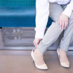 靴の踵が脱げる